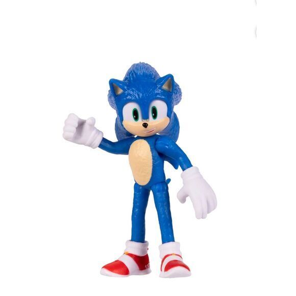 Sonic The Hedgehog 3 Movie SONIC Figure Toy‎ Jakks 2024 5" Rare - Picture 8 of 8